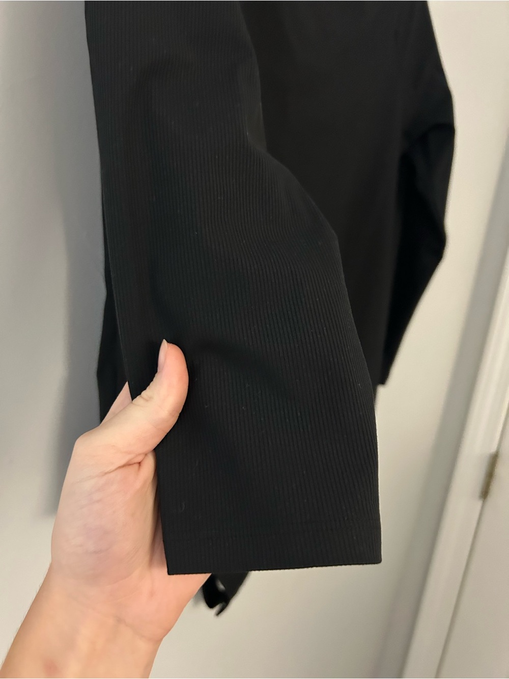 Spanx Suit Yourself Boat Neck Ribbed Black Bodysuit Size 1X - Picture 3 of 7